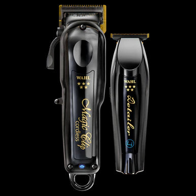 WAHL Black Magic Clip & Black Detailer Li Combo